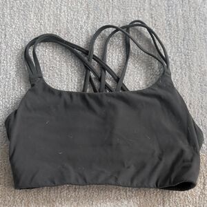 Athleta Full Focus Sports Bra GUC Size S Grey/Gray